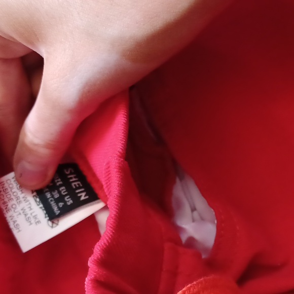 Shein red cargo pants bundle - Picture 2 of 3